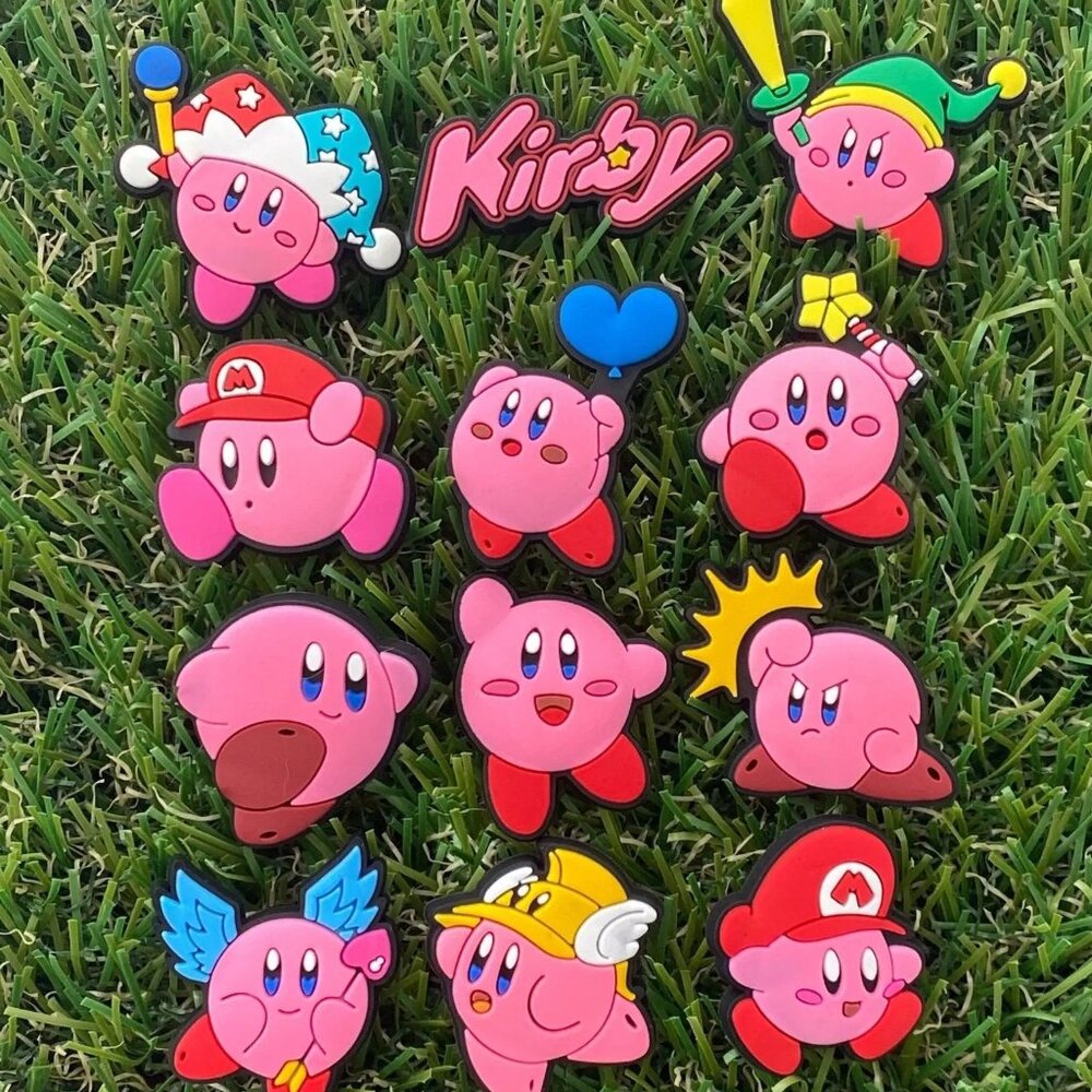 Set of 12 Kirby Shoe Charms